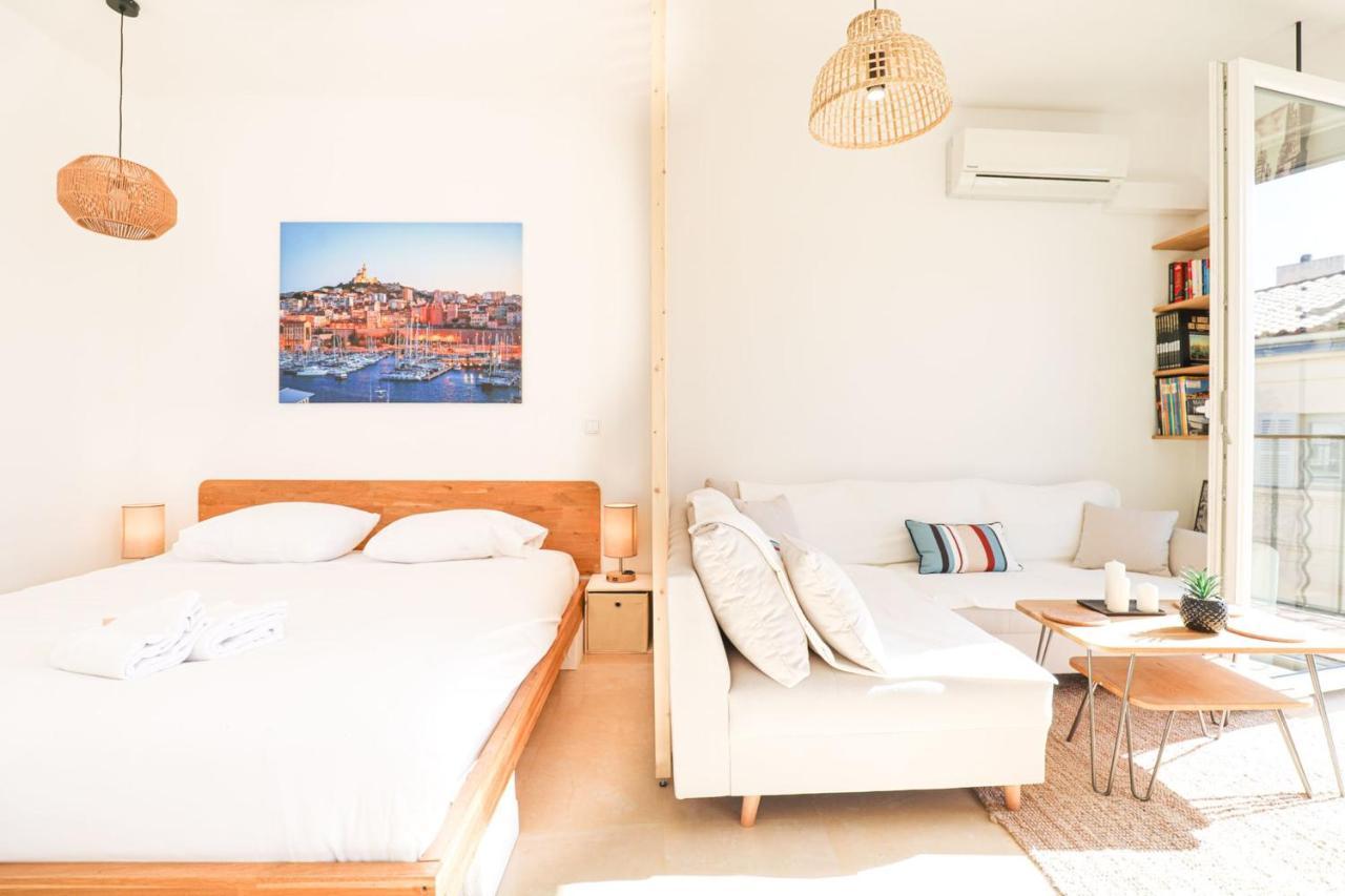 Le Pytheas - Vue Vieux-Port Avec Terrasse Et Clim Apartment มาร์กเซย ภายนอก รูปภาพ