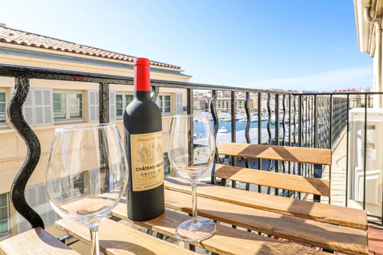 Le Pytheas - Vue Vieux-Port Avec Terrasse Et Clim Apartment มาร์กเซย ภายนอก รูปภาพ